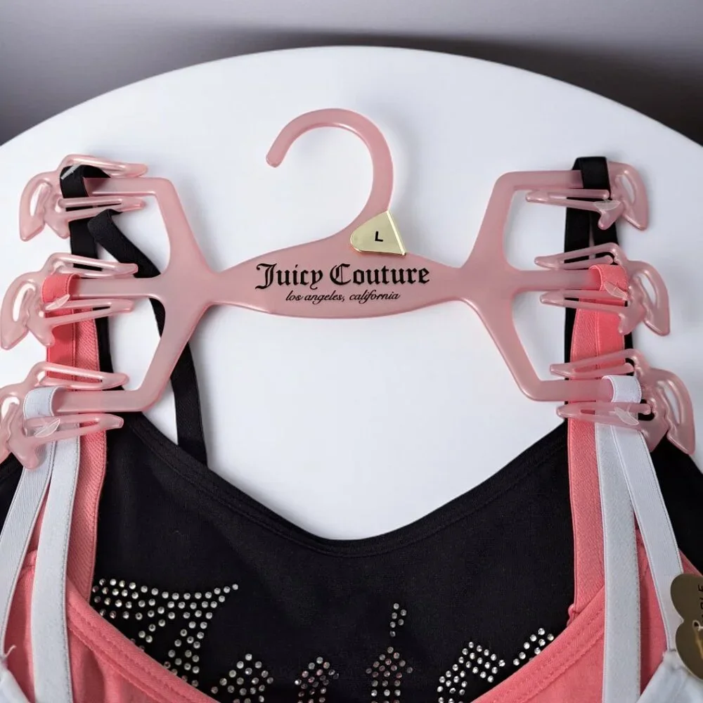 Juicy Couture Large 3-Pack Removable Pad Padded Bras NWT - Picture 6 of 9